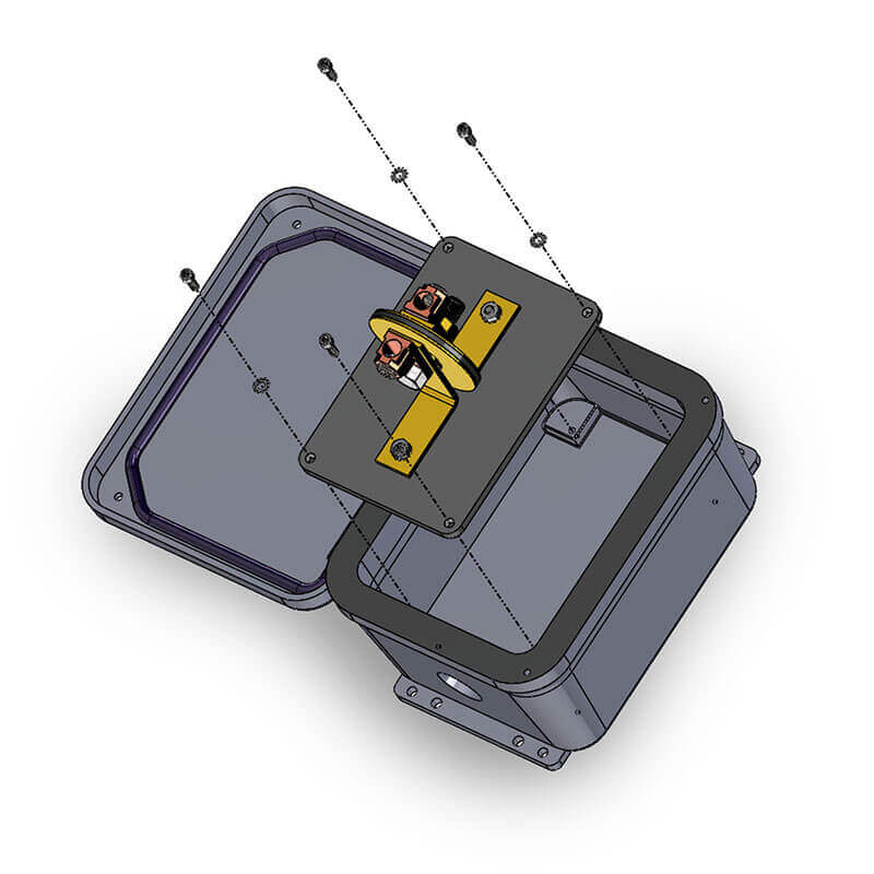 TMK-E Surge Arrestor with enclosure and wire lugs